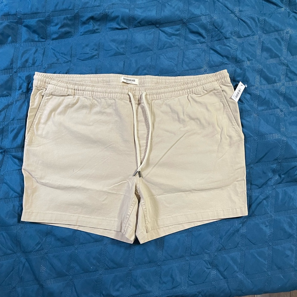 Men’s slim fit canvas stretch XXL shorts